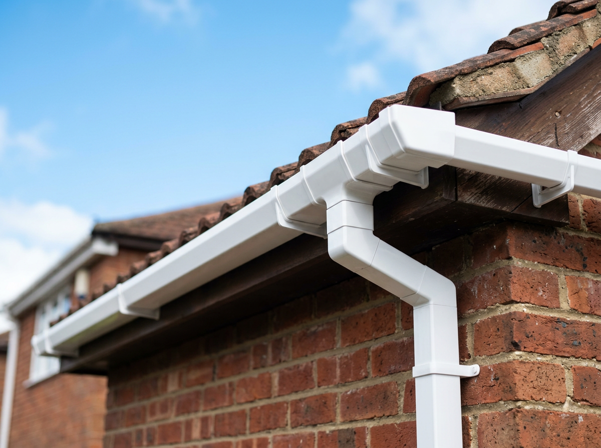 Guttering & Fascias work example 2 - UK residential property