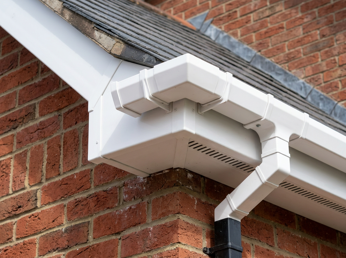 Guttering & Fascias work example 5 - UK residential property