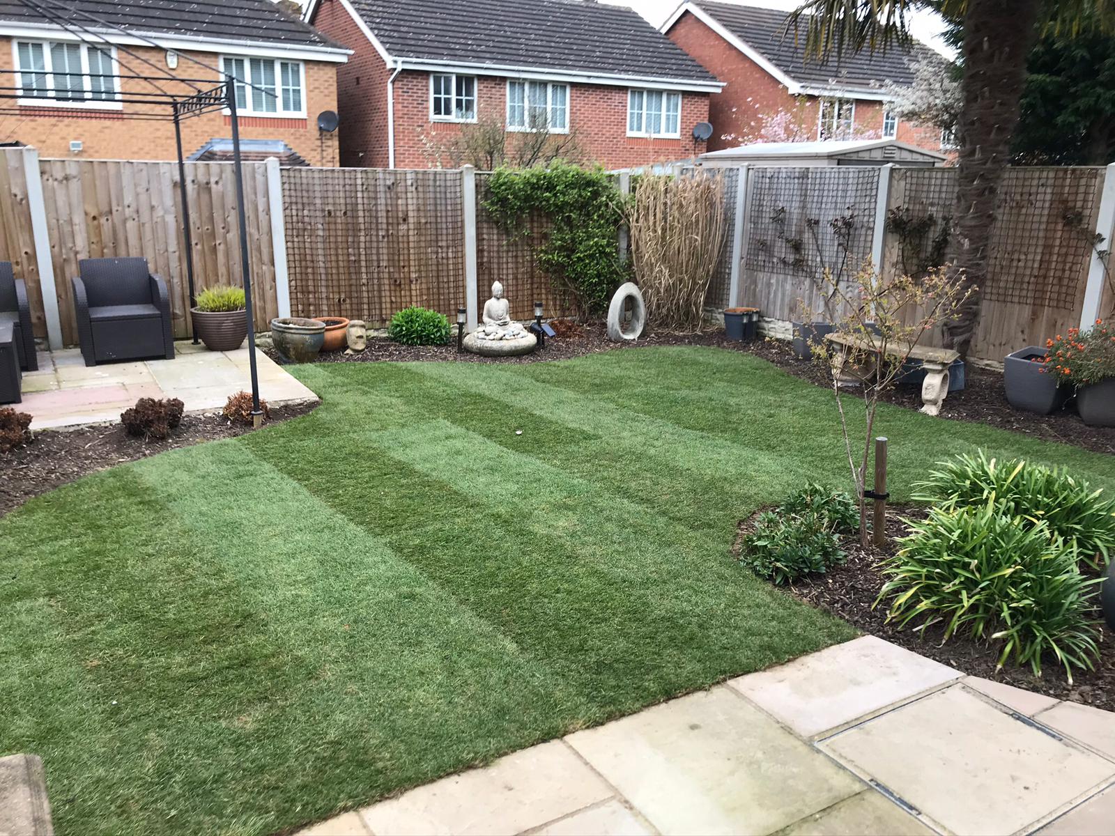 Landscaping & Garden Design work example 3 - UK residential property