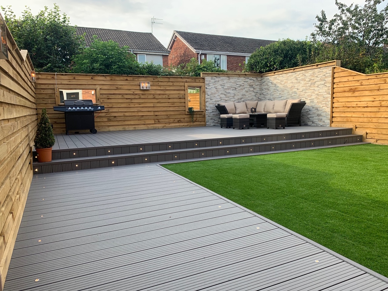 Landscaping & Garden Design work example 5 - UK residential property
