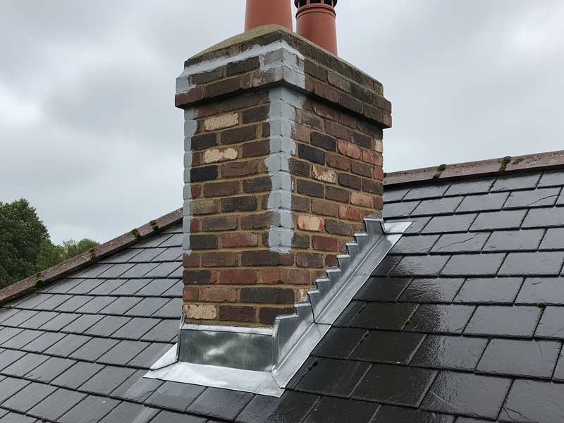 Roof Repairs work example 3 - UK residential property