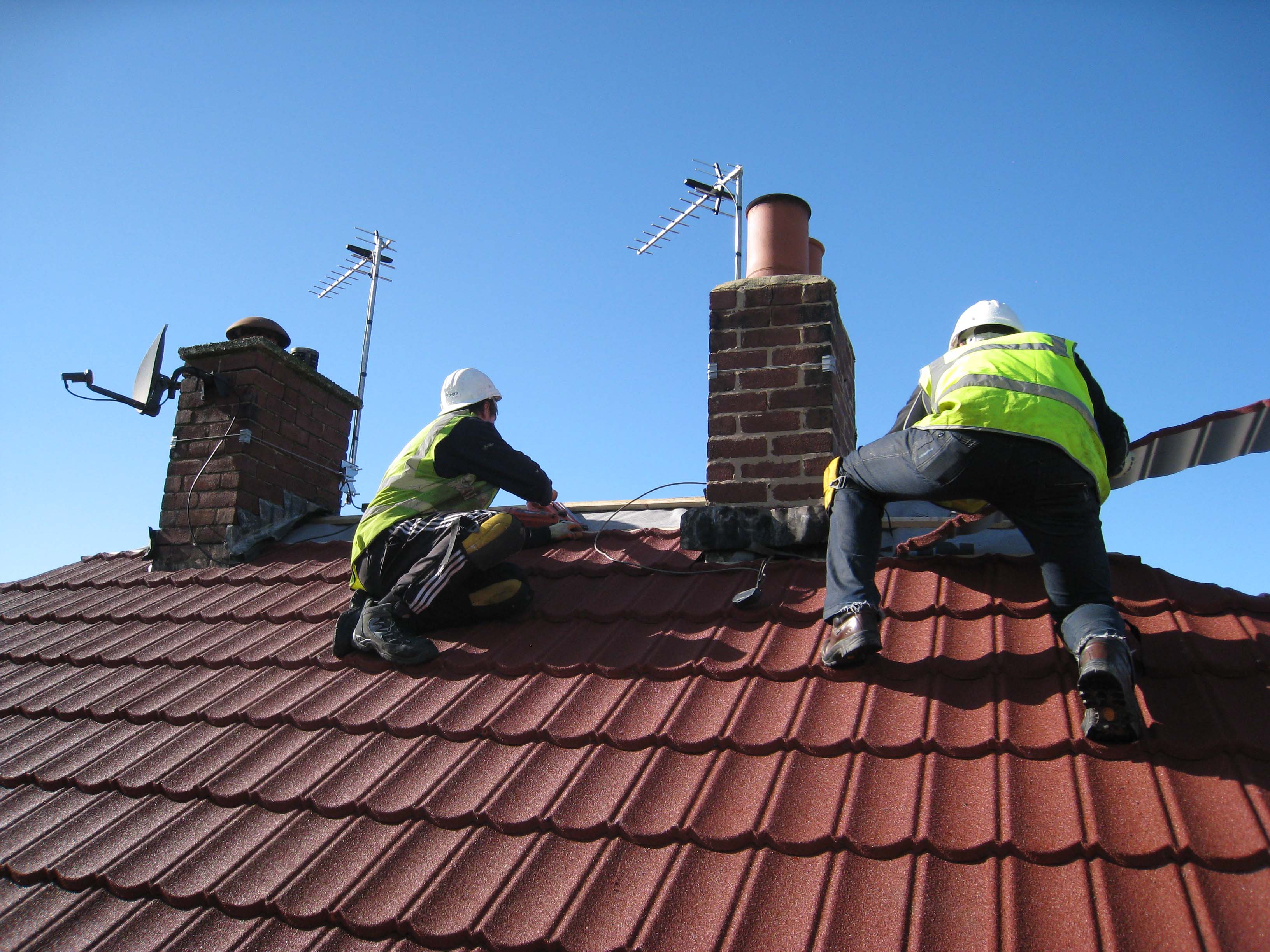 Roof Repairs work example 6 - UK residential property